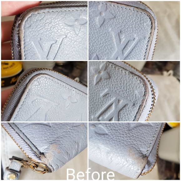 **SOLD** Authentic Pre-owned Louis Vuitton Blue Empreinte Zippy Wallet - Picture 9 of 16